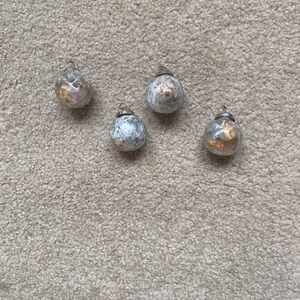 Silver and Gold Decorative Ornaments